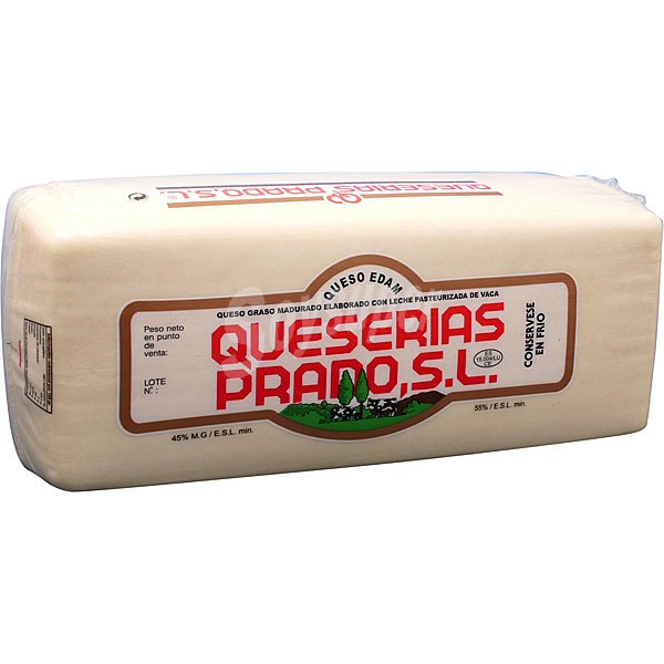 Queso en barra para sándwich edam