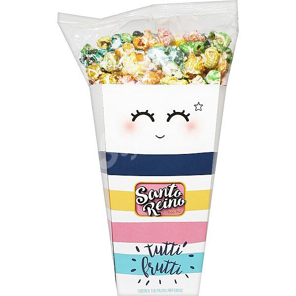 Palomitas dulces sabor tutti frutti envase 120 G