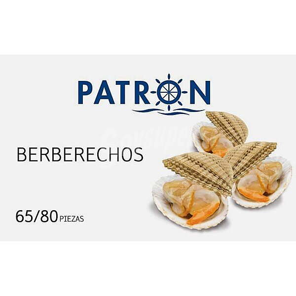 Berberechos al natural 65-80 piezas lata 63 g neto escurrido