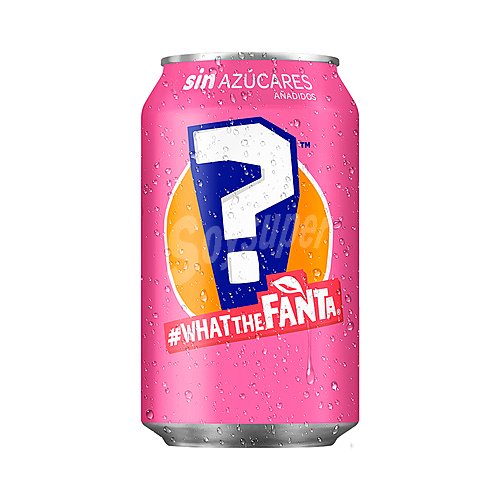 Fanta What the fanta Refresco de sabor misterioso 2, sin azúcares añadidos