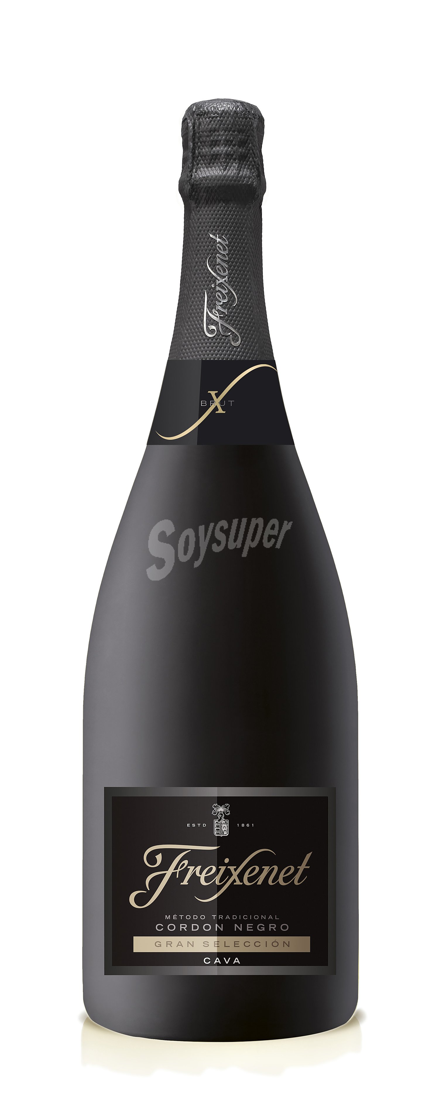 Cava brut elaborado según el método tradicional cordón negro gran selección