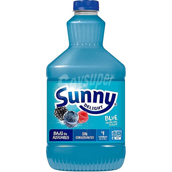 Zumo de frutas del bosque Sunny Delight Blue