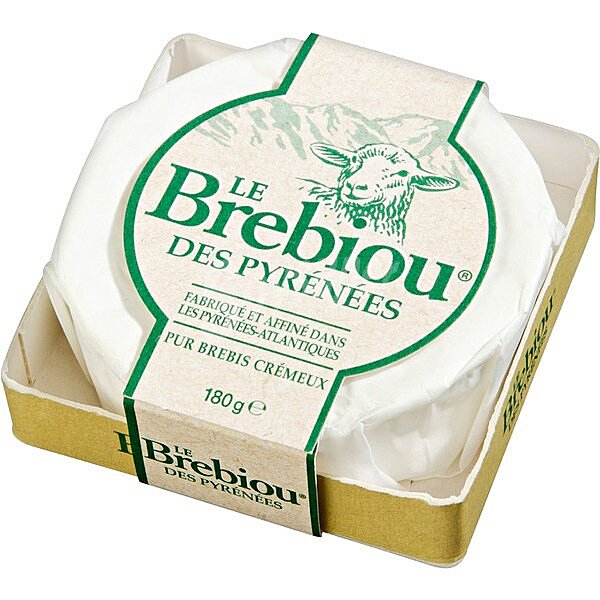 Le Brebiou des Pyrénées queso francés puro de oveja de pasta blanda cremoso pieza elaborado con leche pasteurizada