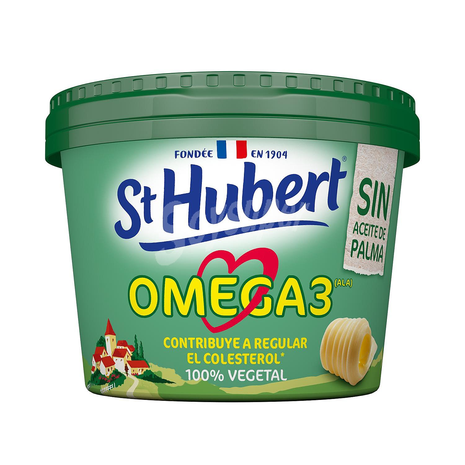 Margarina con Omega3 100% vegetal St. Hubert sin aceite de palma