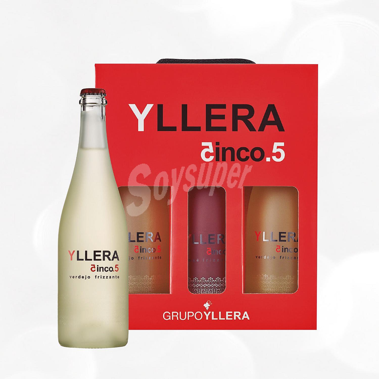 Estuche 2 Bot. Yllera 5.5 Blanco Verdejo + 1bot. Rosé Espumoso 55