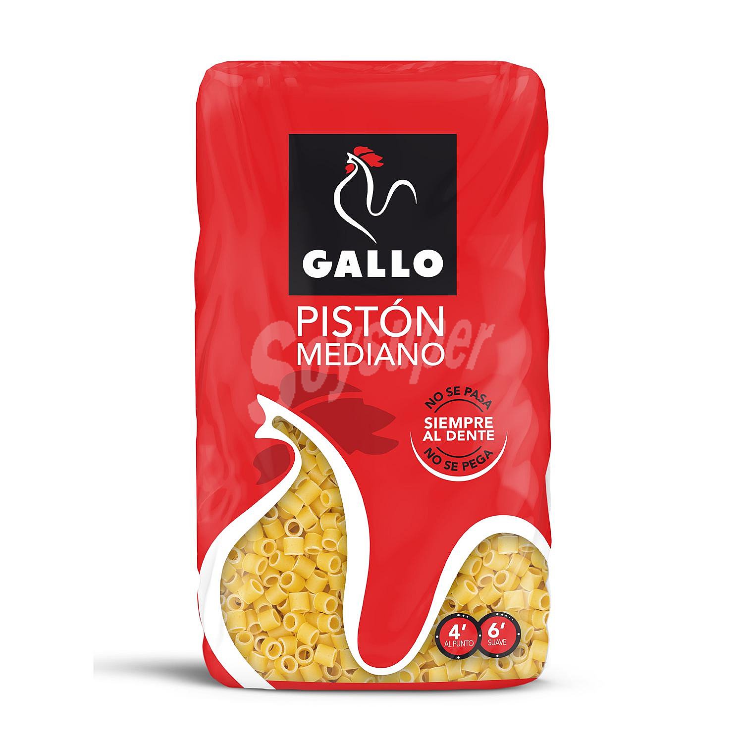 Pasta pistón mediano Gallo