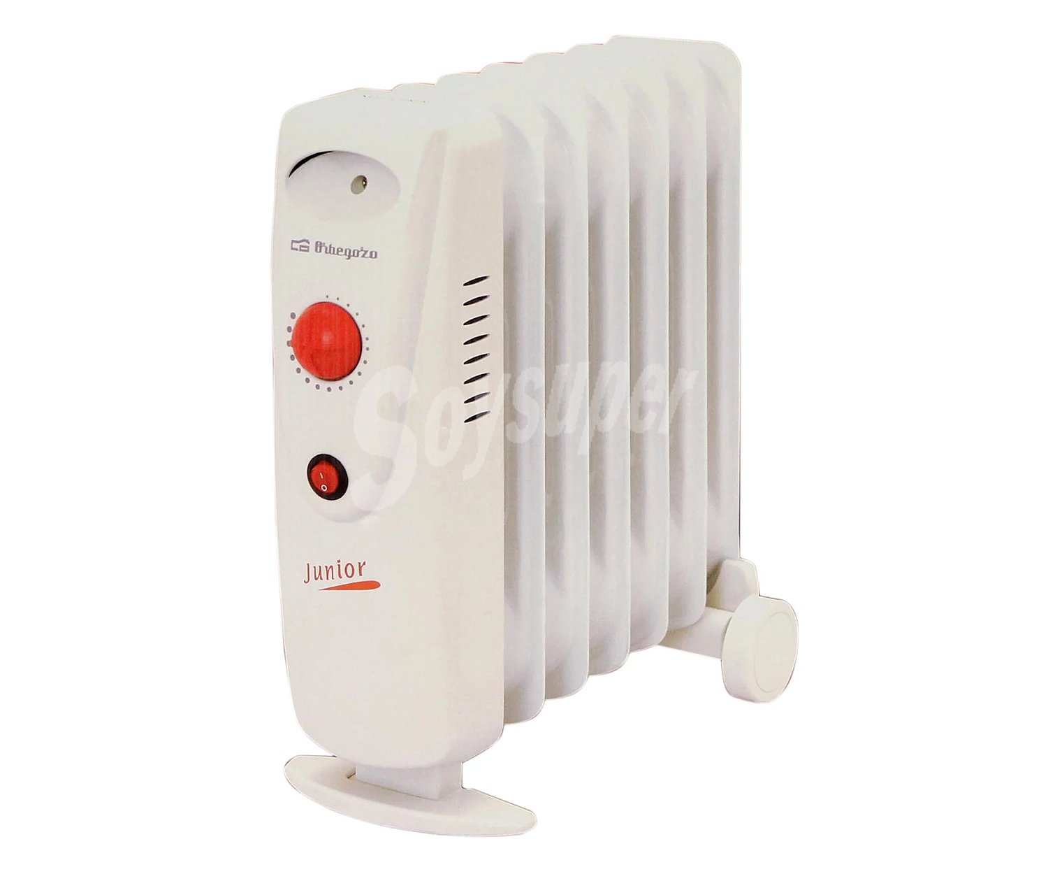 Radiador de aceite mini RO1010C, potencia max: 1000W, 7 elementos, termostato potencia max: 1000W, 7 elementos, termostato