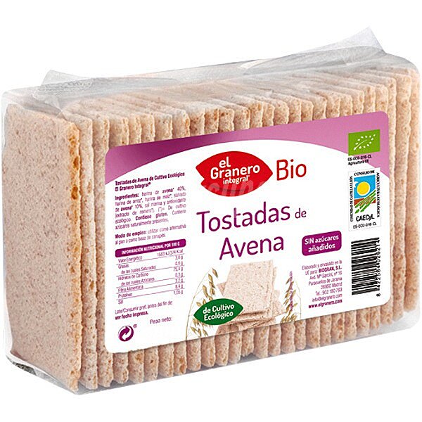 Tostadas de avena 