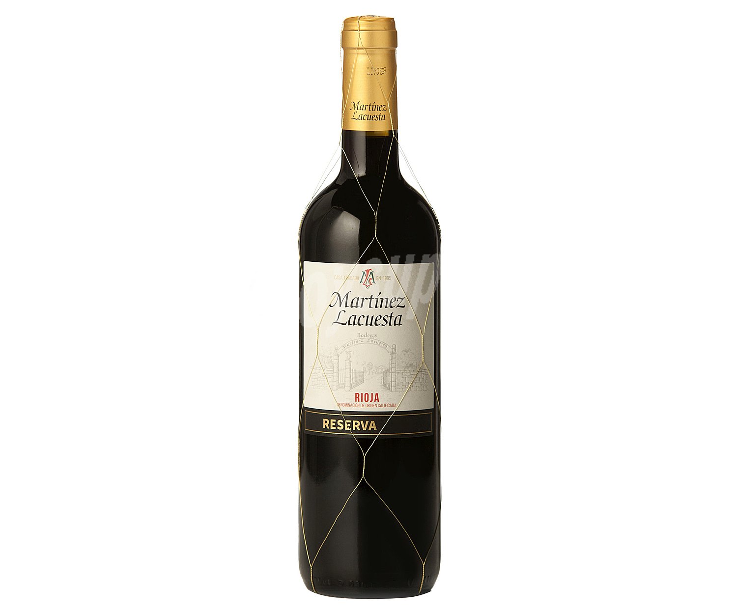 Vino tinto reserva con denominación de origen calificada Rioja