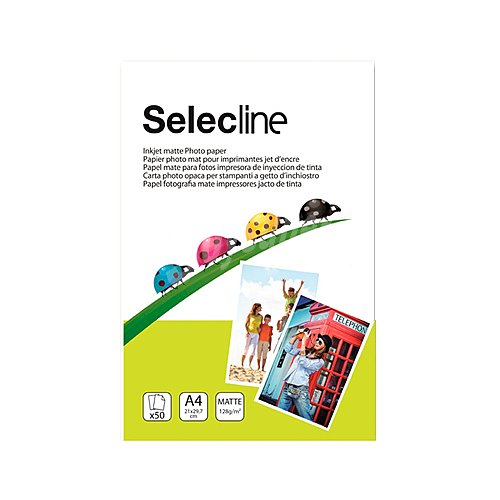 Papeles de foto selecline, A4, 128gr