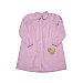 Babi rosa de cuadros con bordado, talla 2