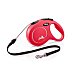 Correa extensible 3 m para perros color rojo para mascotas talla XS hasta