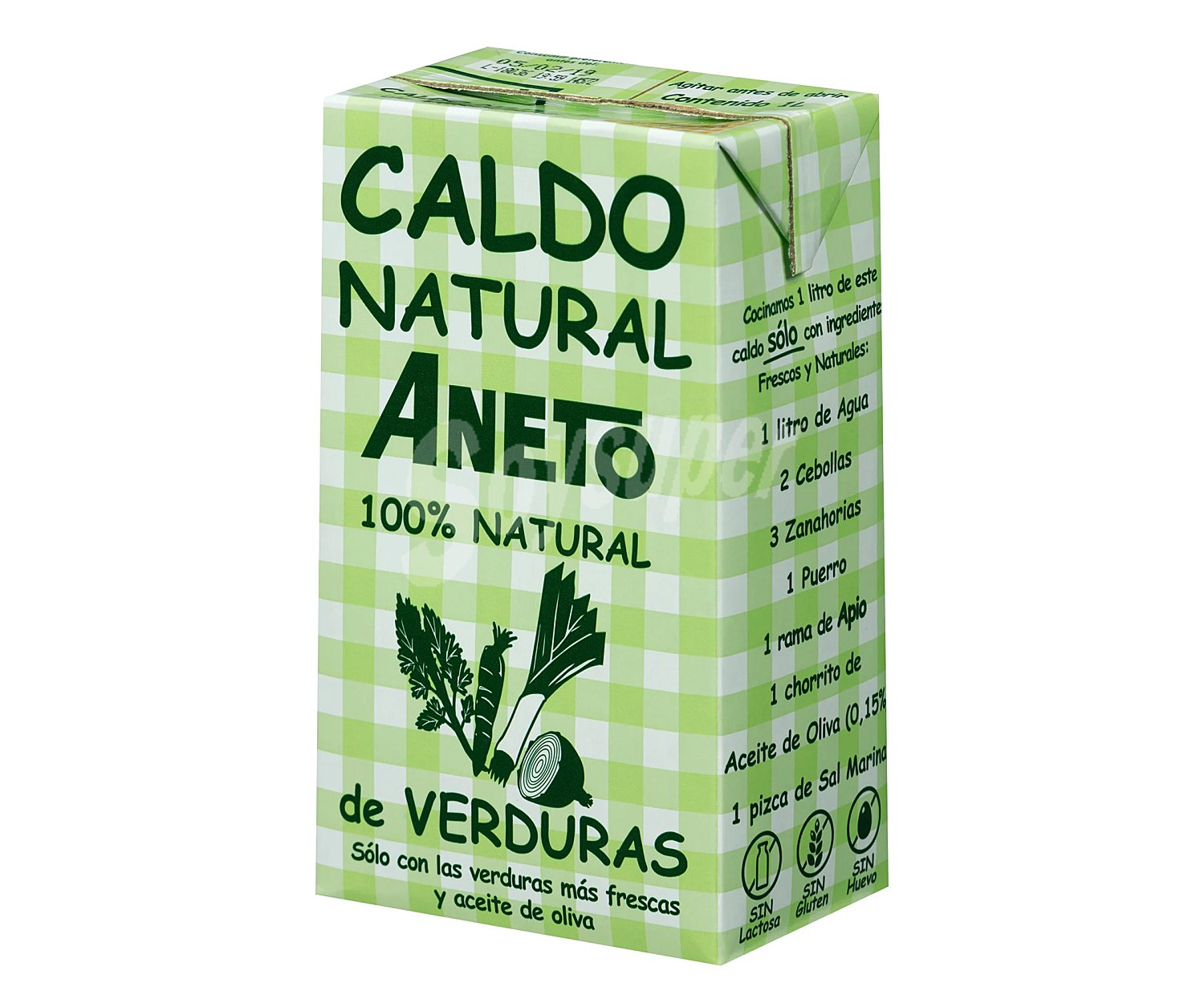 Aneto Caldo natural de verduras aneto