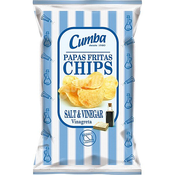 Patatas fritas chips sal y vinagre