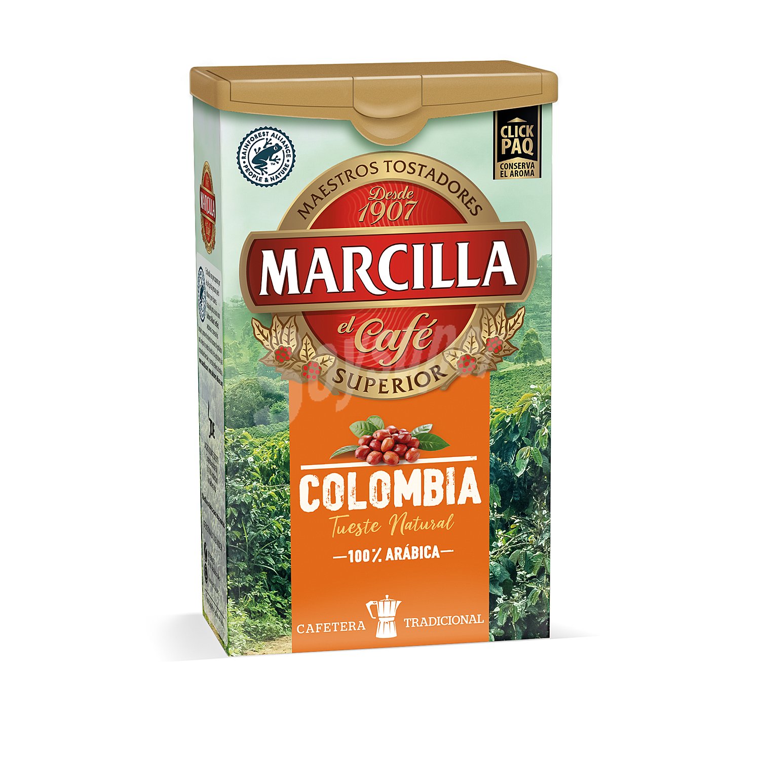 Café molido Colombia paquete 200 gr