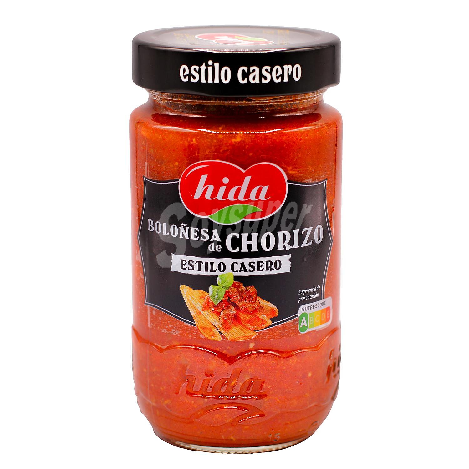 Salsa de chorizo, estilo casero