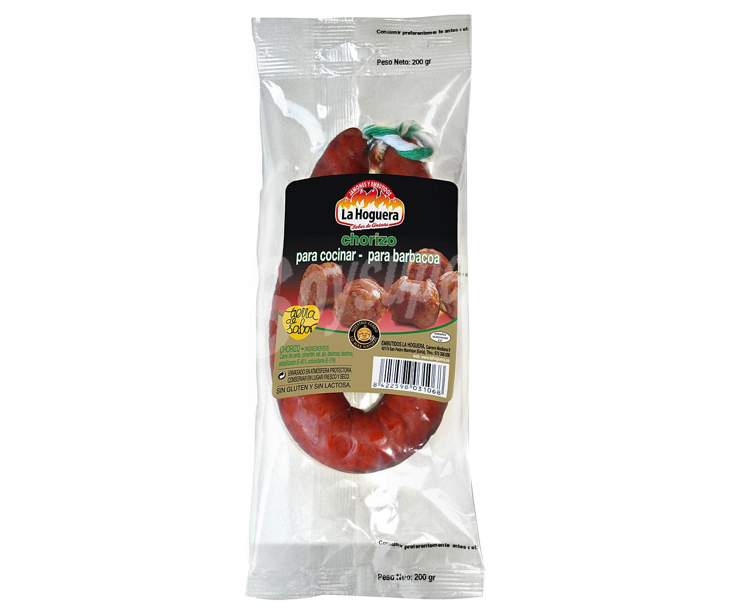 Sarta de chorizo de primera, ideal para cocinar o barbacoa