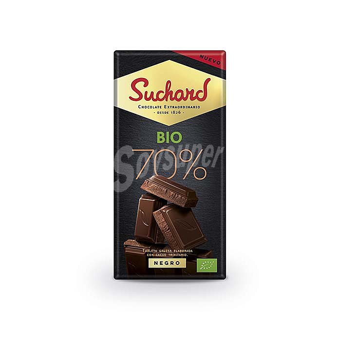 Chocolate negro 70% ecológico Suchard