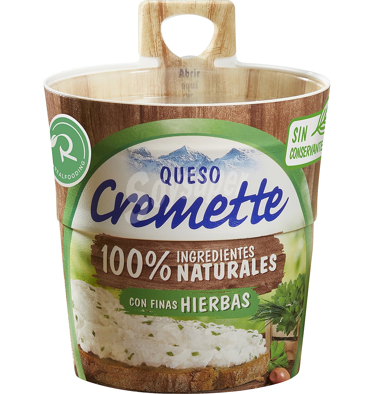 Queso cremette finas hierbas