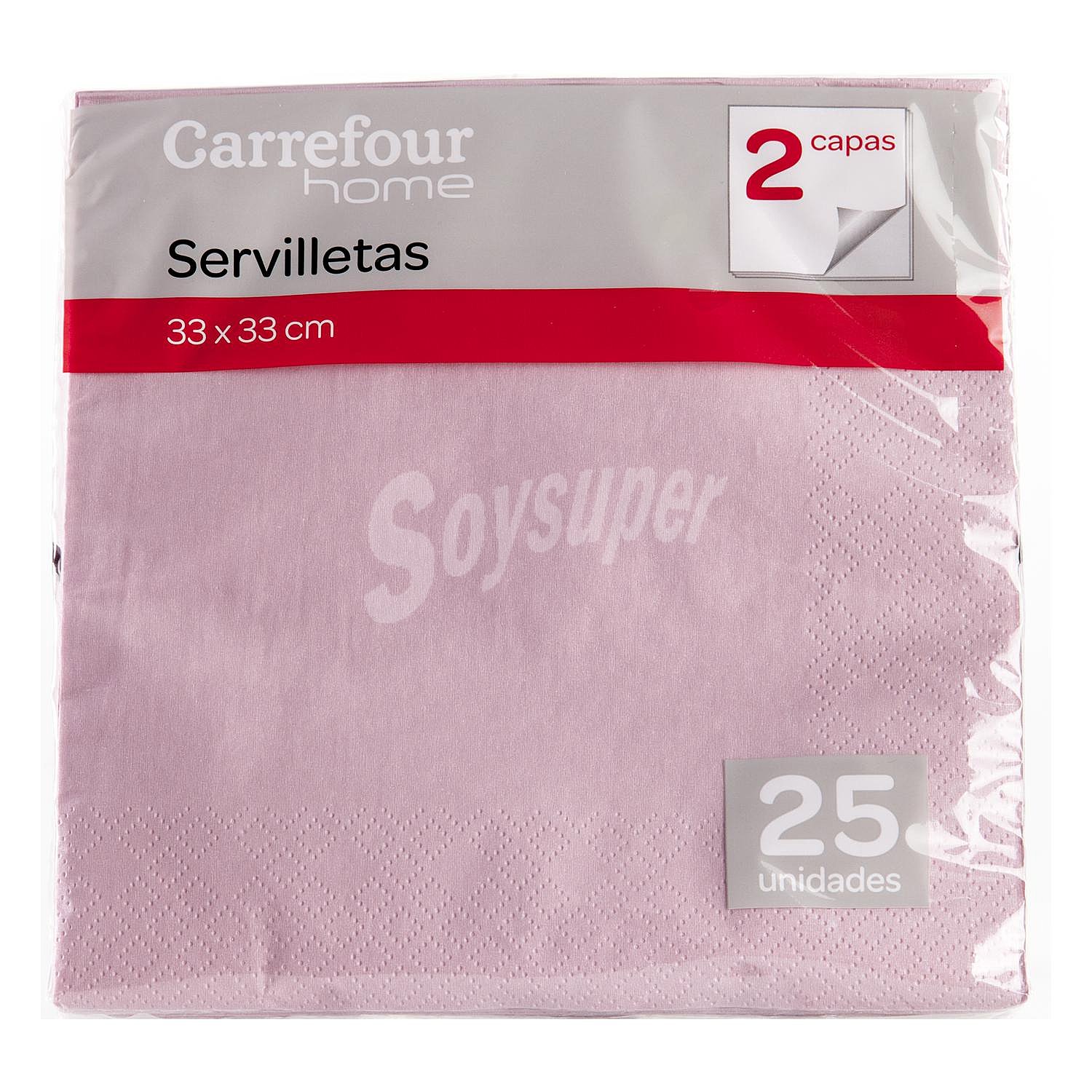 Servilletas carrefour home - Rosas