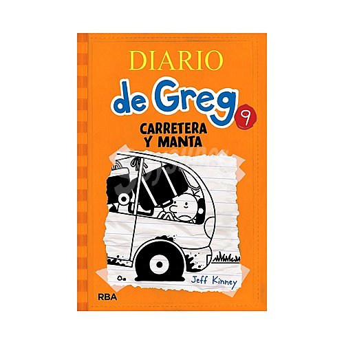 Diario de Greg 9: Carretera y manta, jeff kinney. Género: juvenil. Editorial Molino