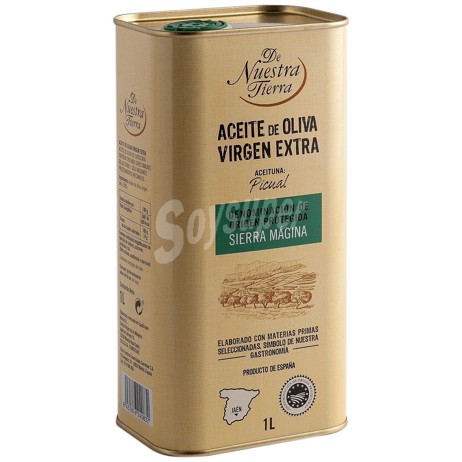 Aceite de oliva virgen extra De Nuestra Tierra