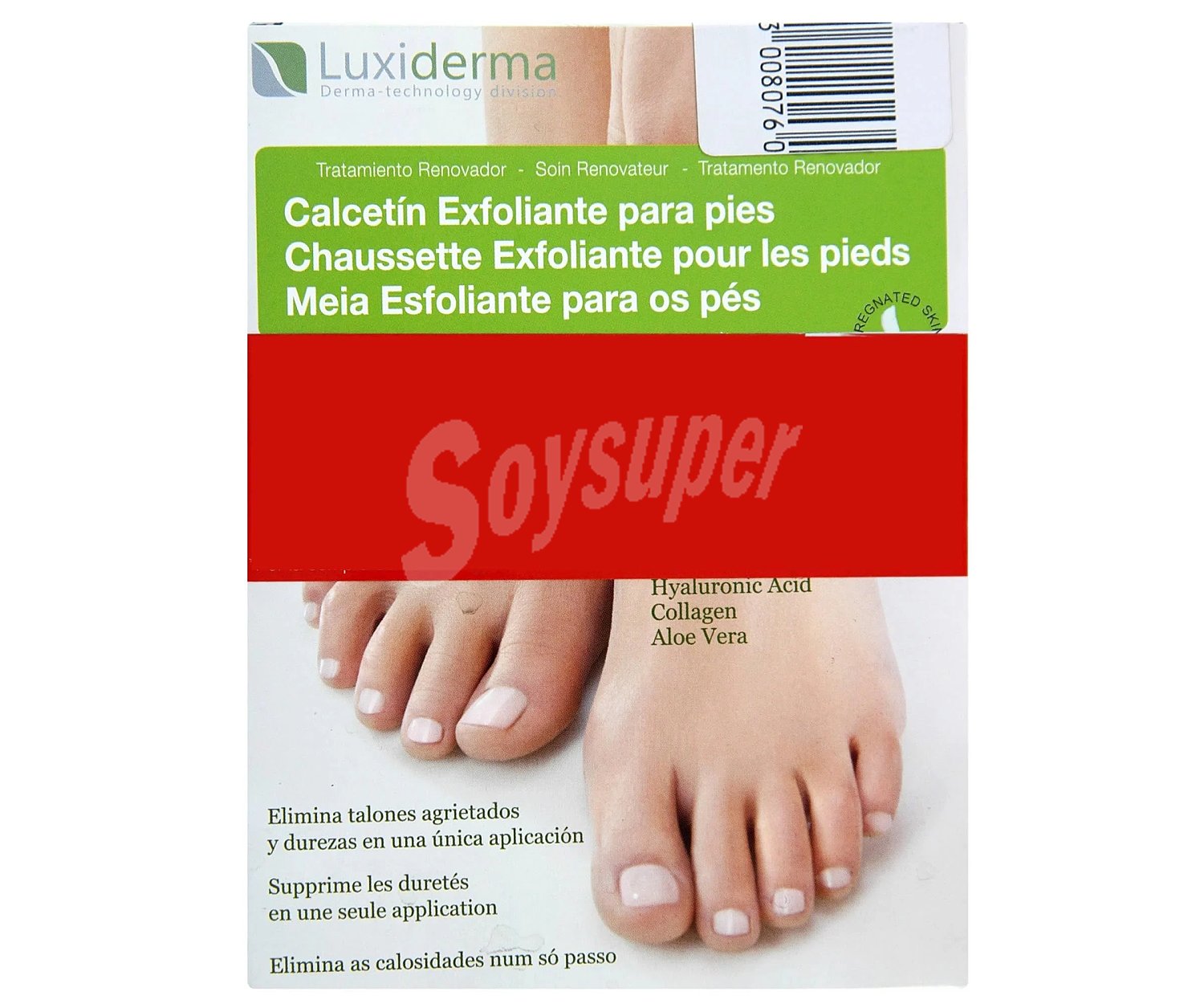 Calcetín exfoliante