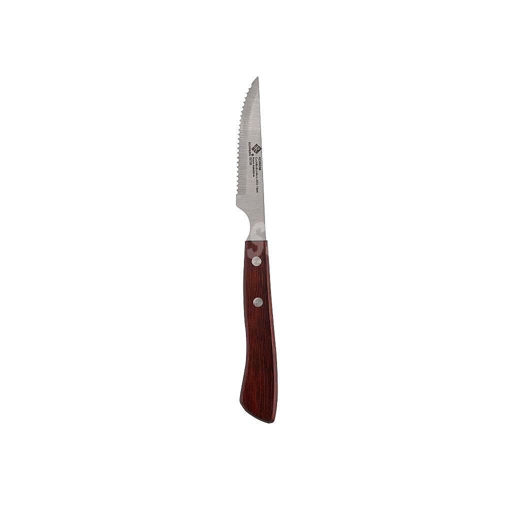 Cuchillo Chuletero de Acero Inoxidable renberg 10 cm - Madera