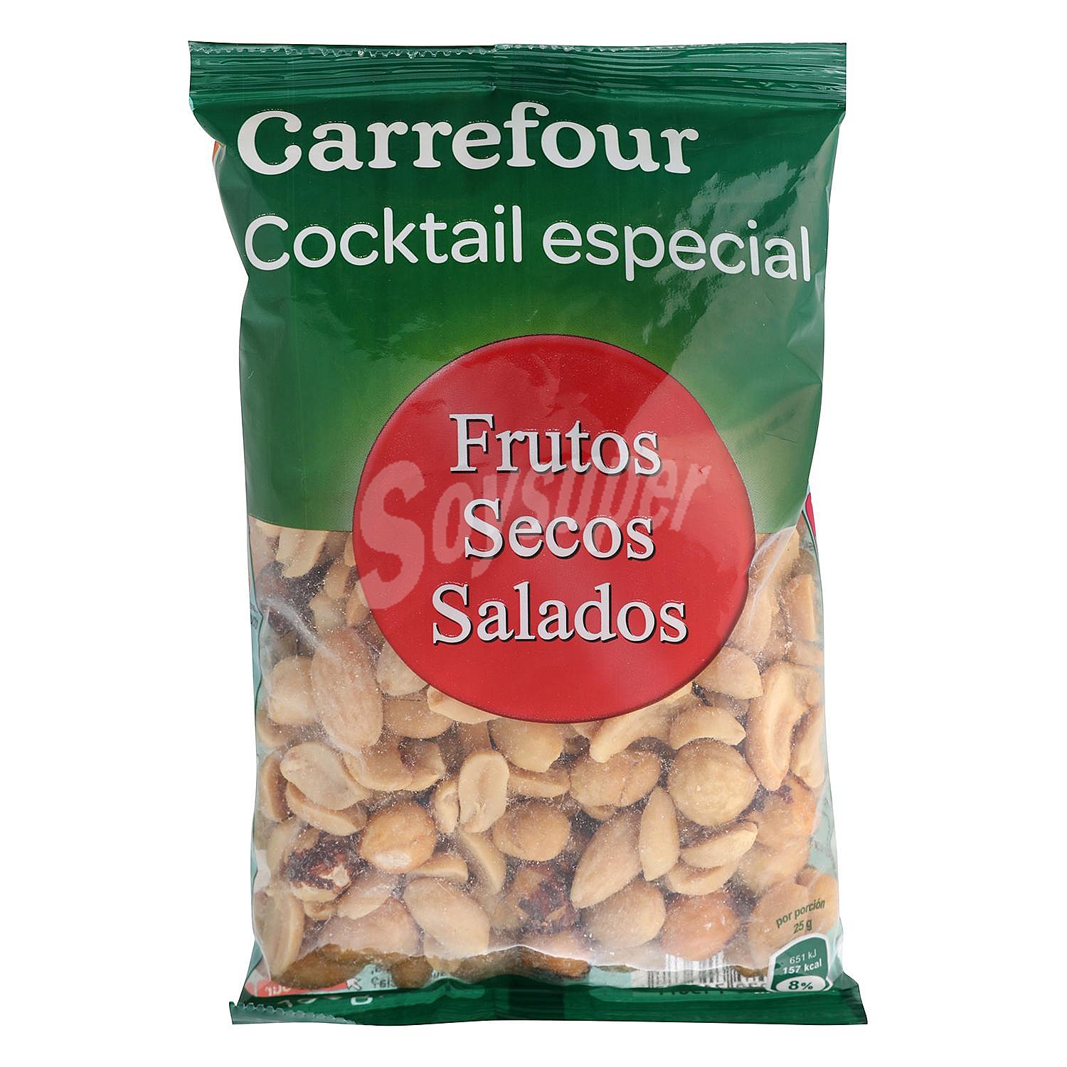 Cocktail de frutos secos salado Carrefour