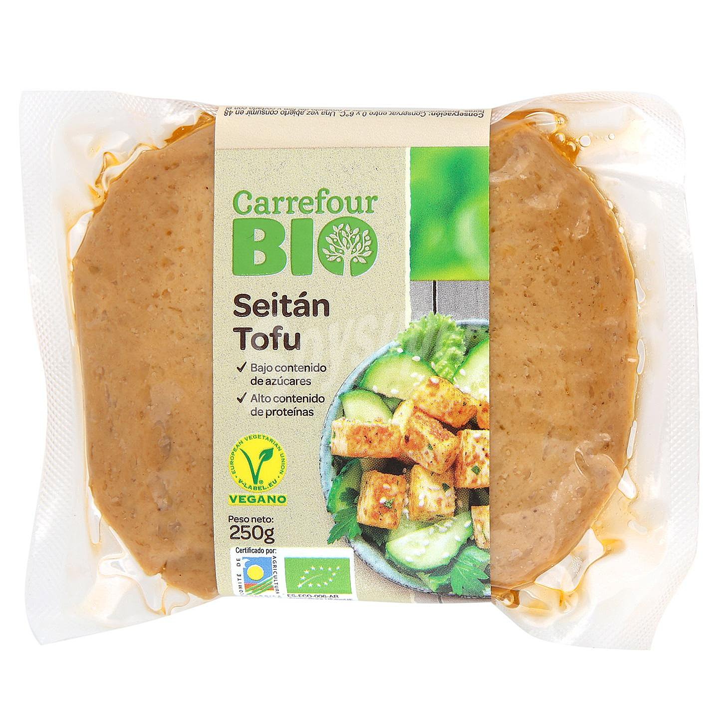 Seitán tofu ecológico Carrefour Bio