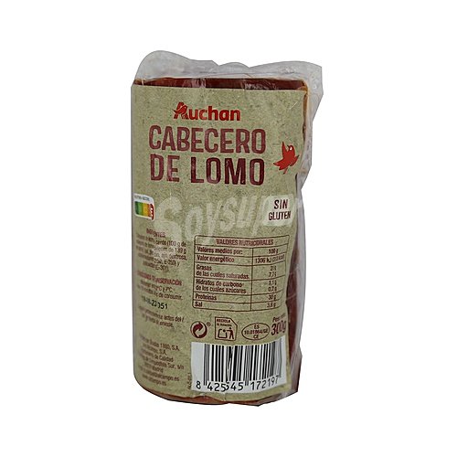 Producto alcampo Cabecero de lomo embuchado en tacos producto alcampo