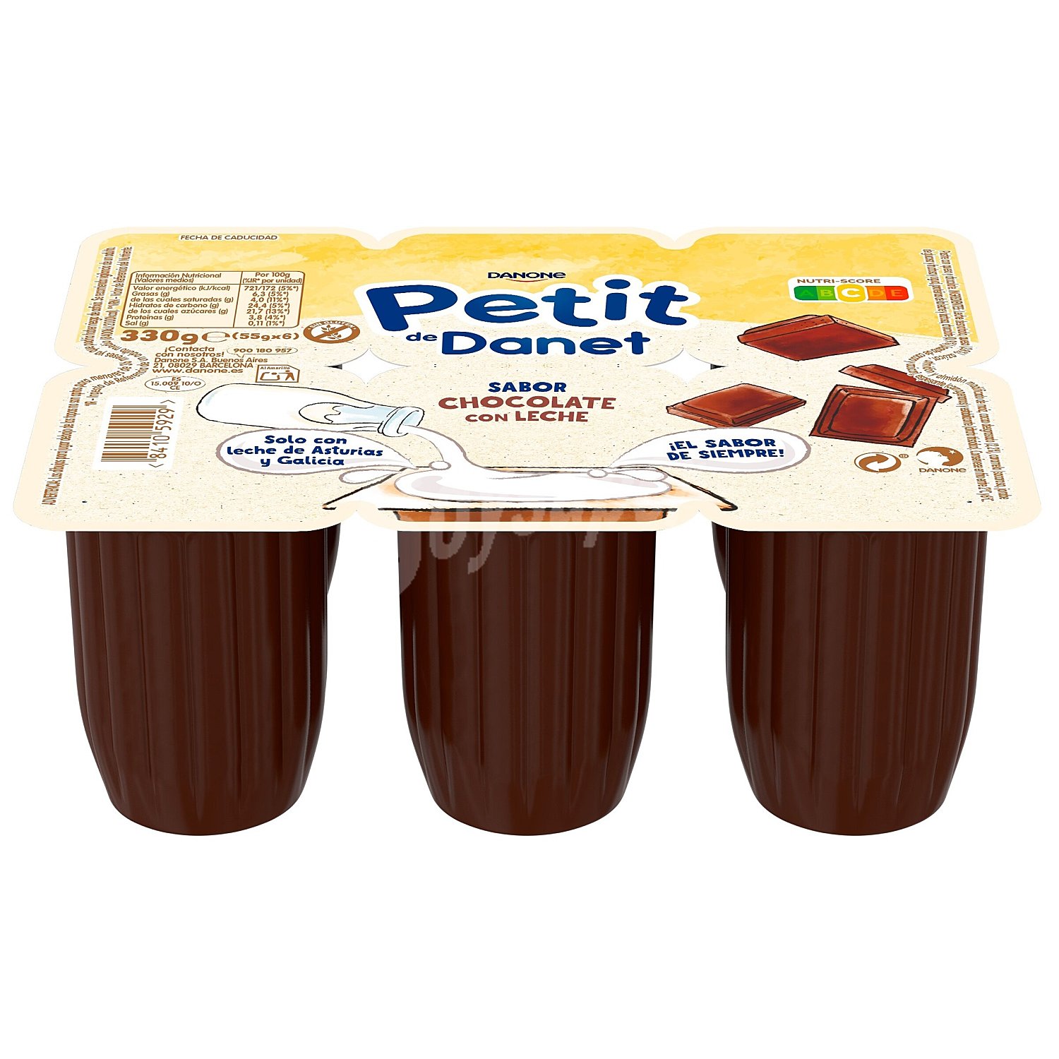 Petit de danet sabor chocolate