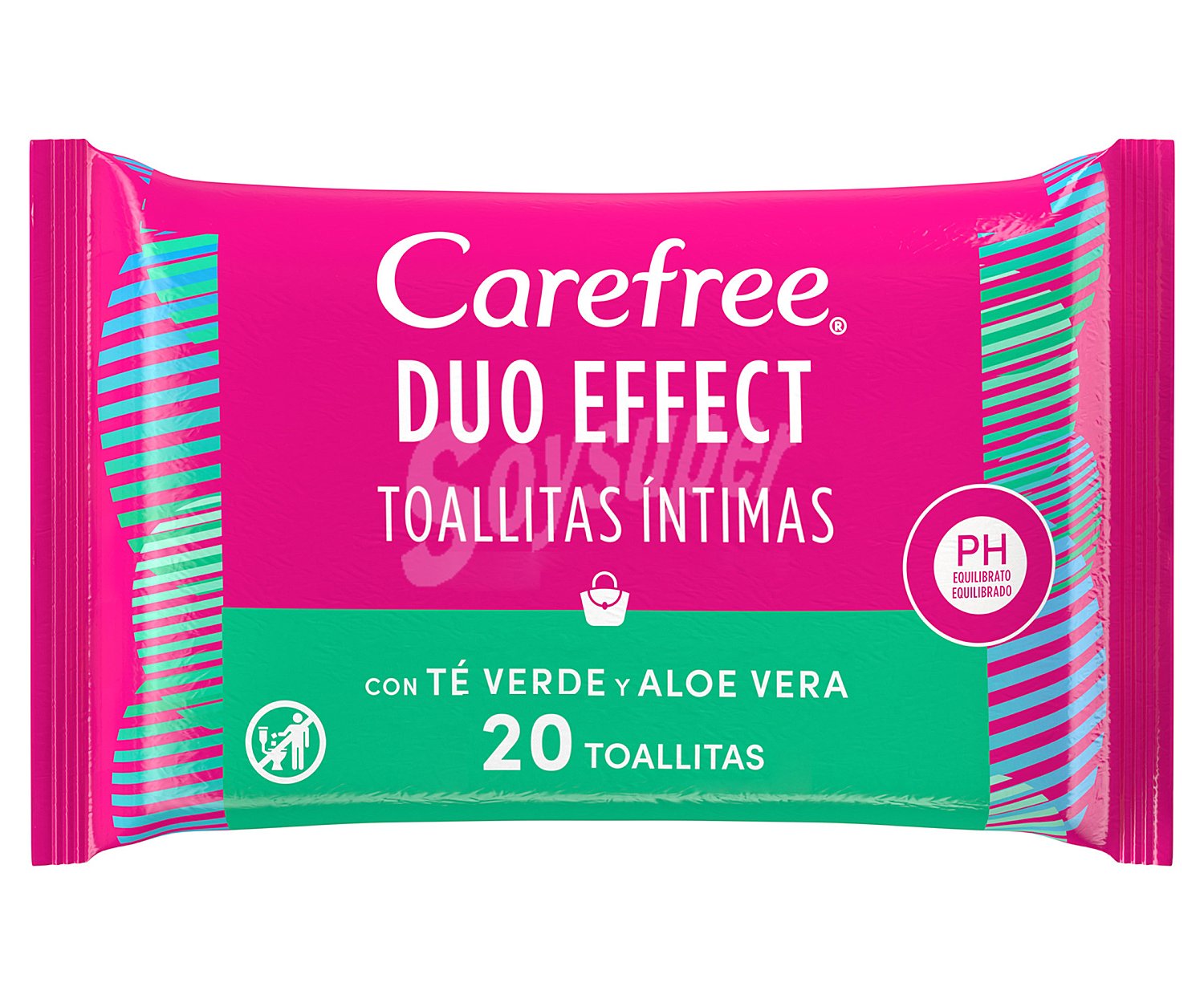 Toallitas humedas higiene intima con aloe vera