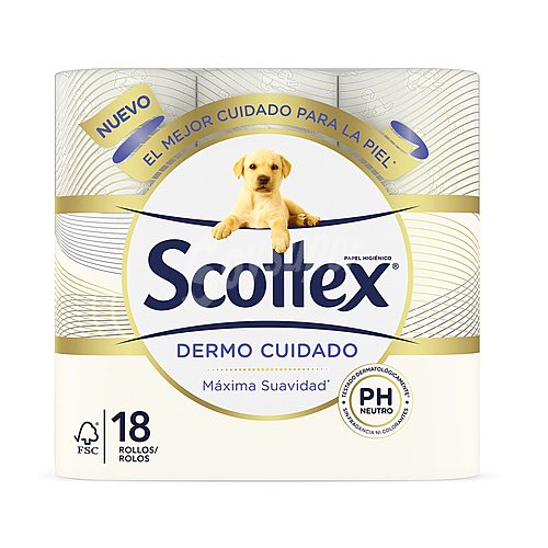 Scottex Papel higiénico ph neutro scottex dermo cuidado