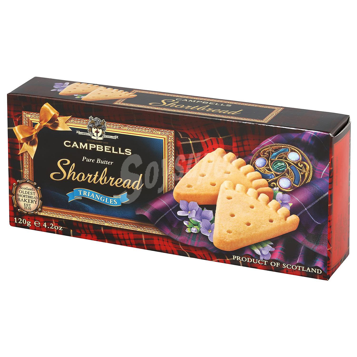 Galletas Shortebread Triangles campbells