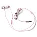 Auriculares tipo botón qilive Q1335 con cable, micrófono, color rosa