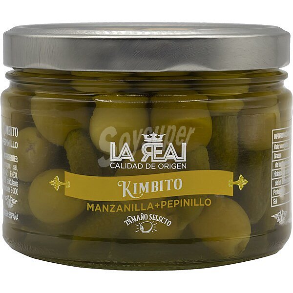 Kimbitos aceitunas manzanilla y pepinillo