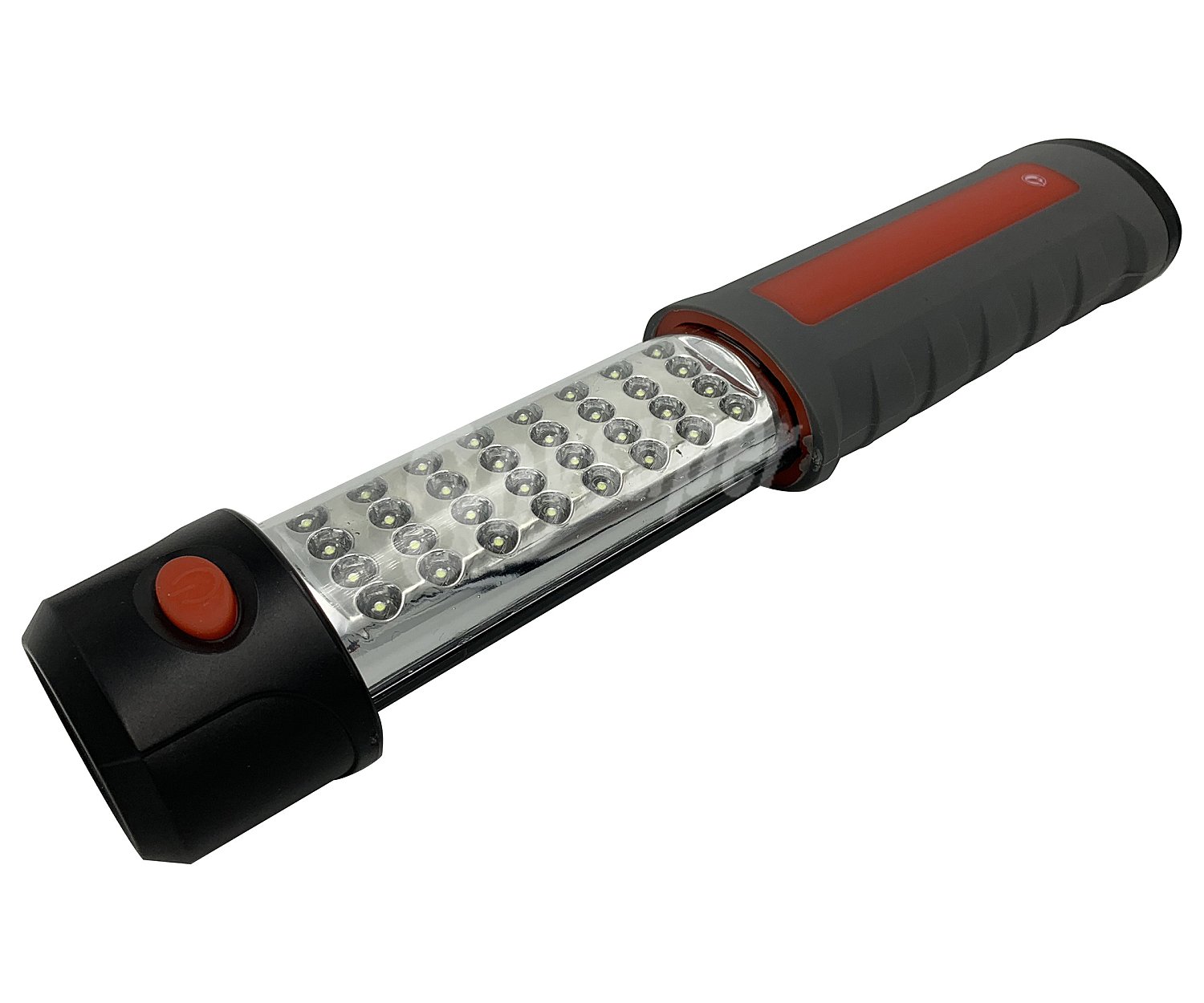 Linterna led de alta potencia con 32+7 leds telescópica alcampo