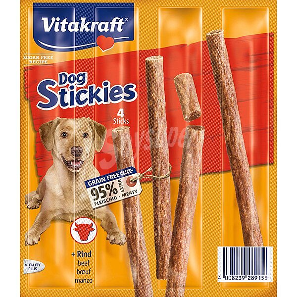 Snacks para perro Stickies de Buey