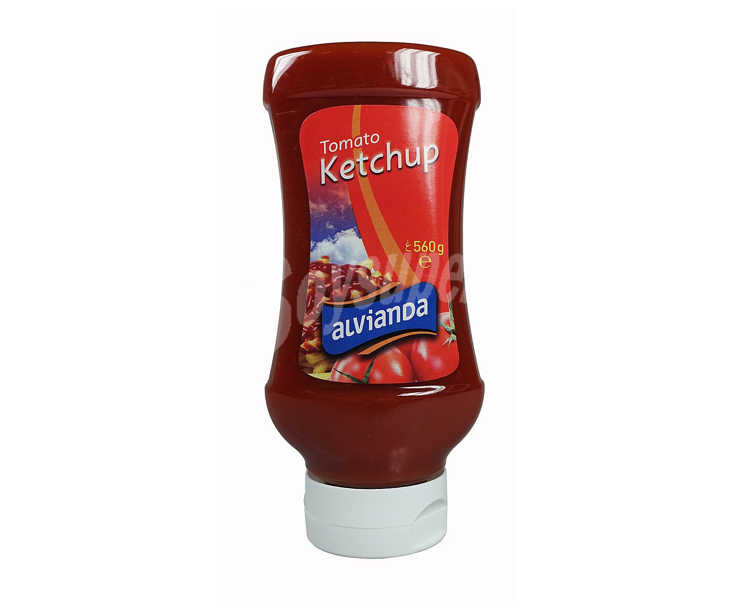 Tomate ketchup boca abajo