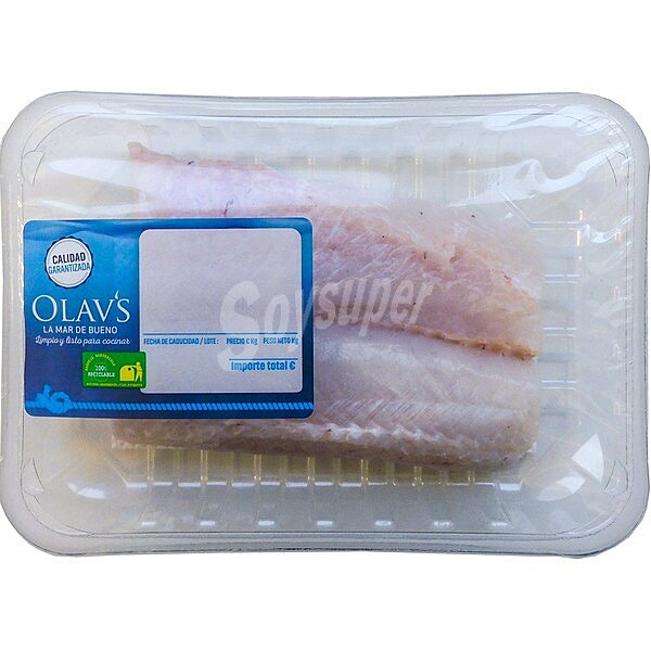 Filetes de merluza peso aproximado