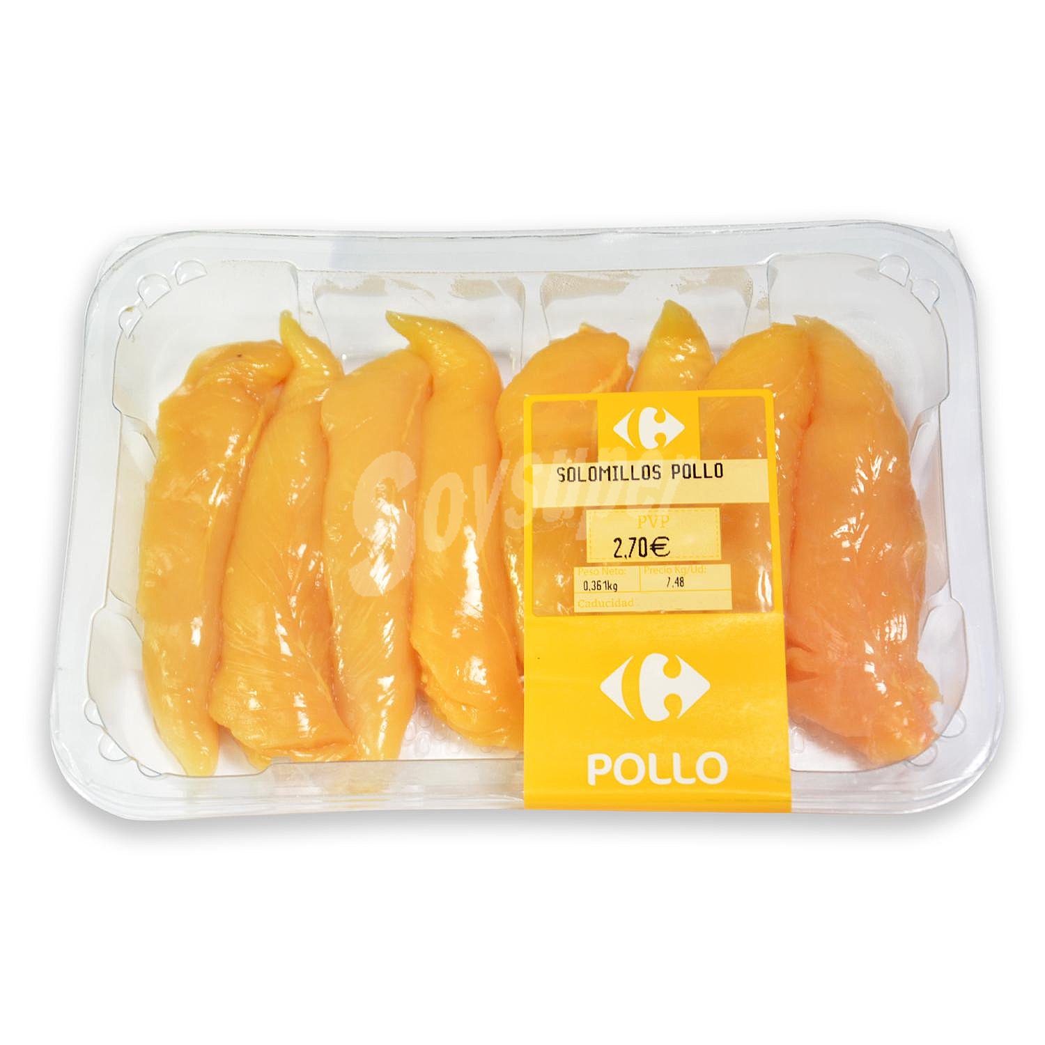 Solomillo de pollo Carrefour