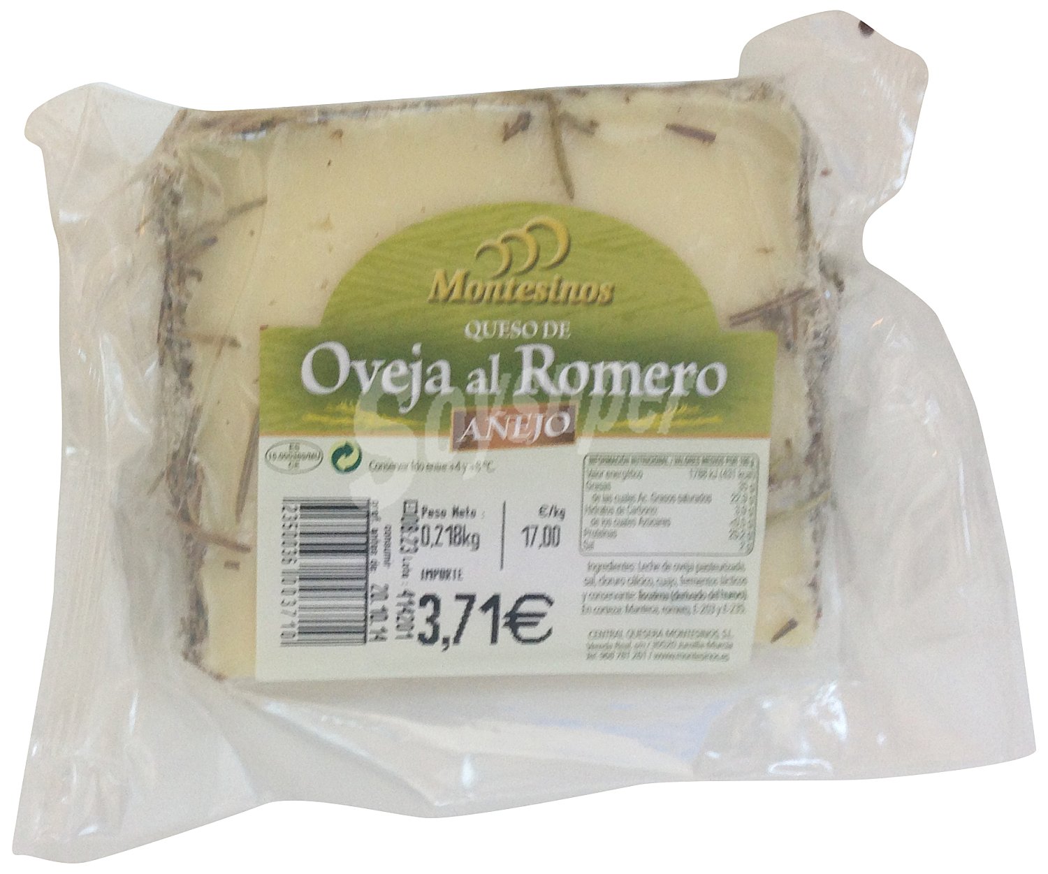 Queso oveja añejo al romero