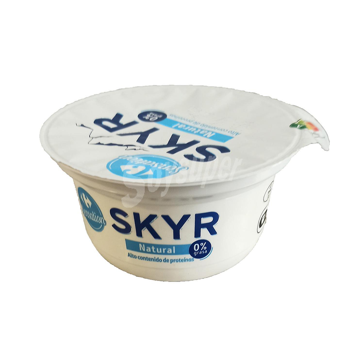 Leche fermentada desnatada natural Skyr Carrefour Sensation