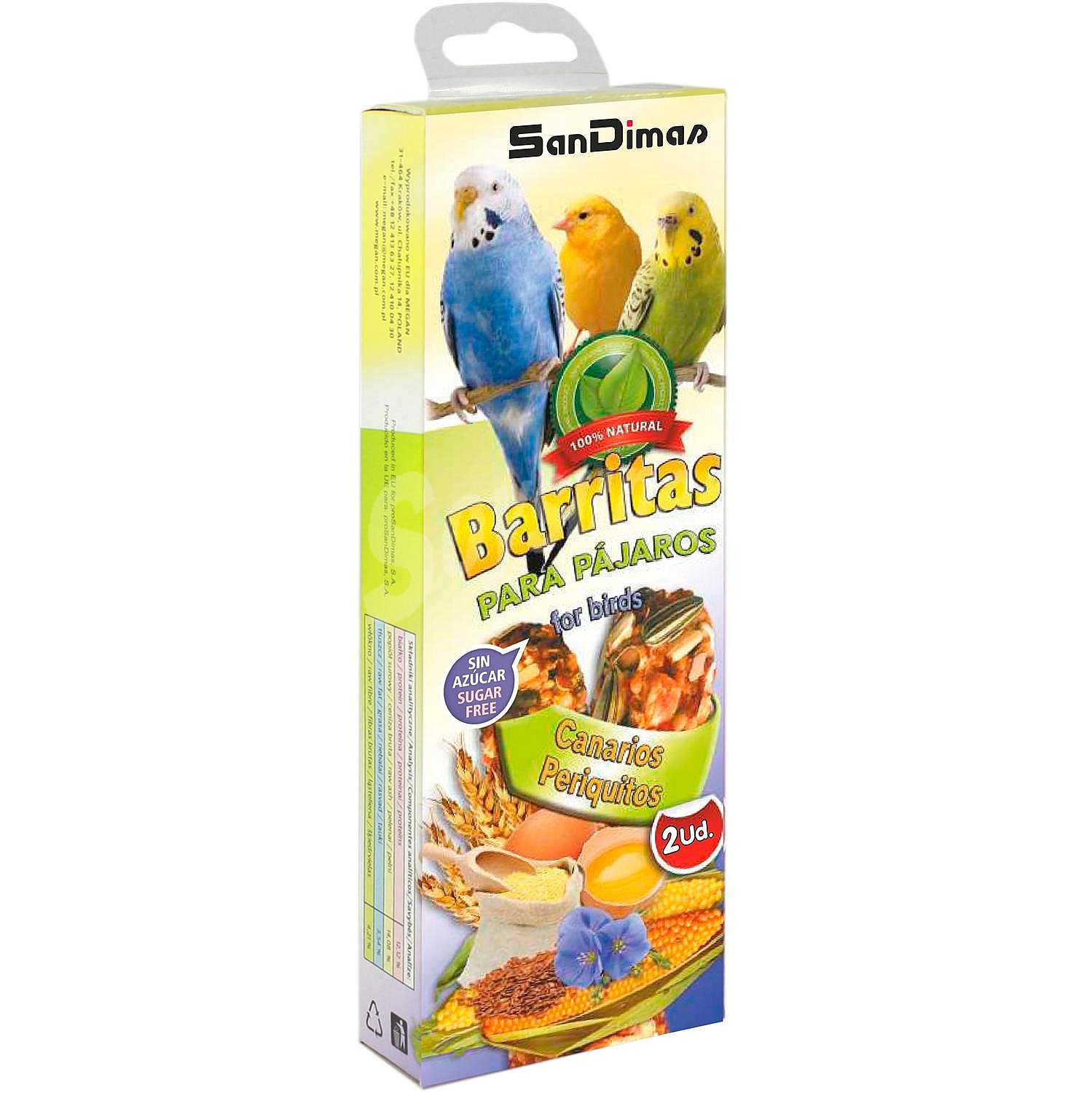 Barritas para aves de huevo y cereales