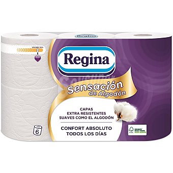 Papel higiénico sensación de algodón 3 capas