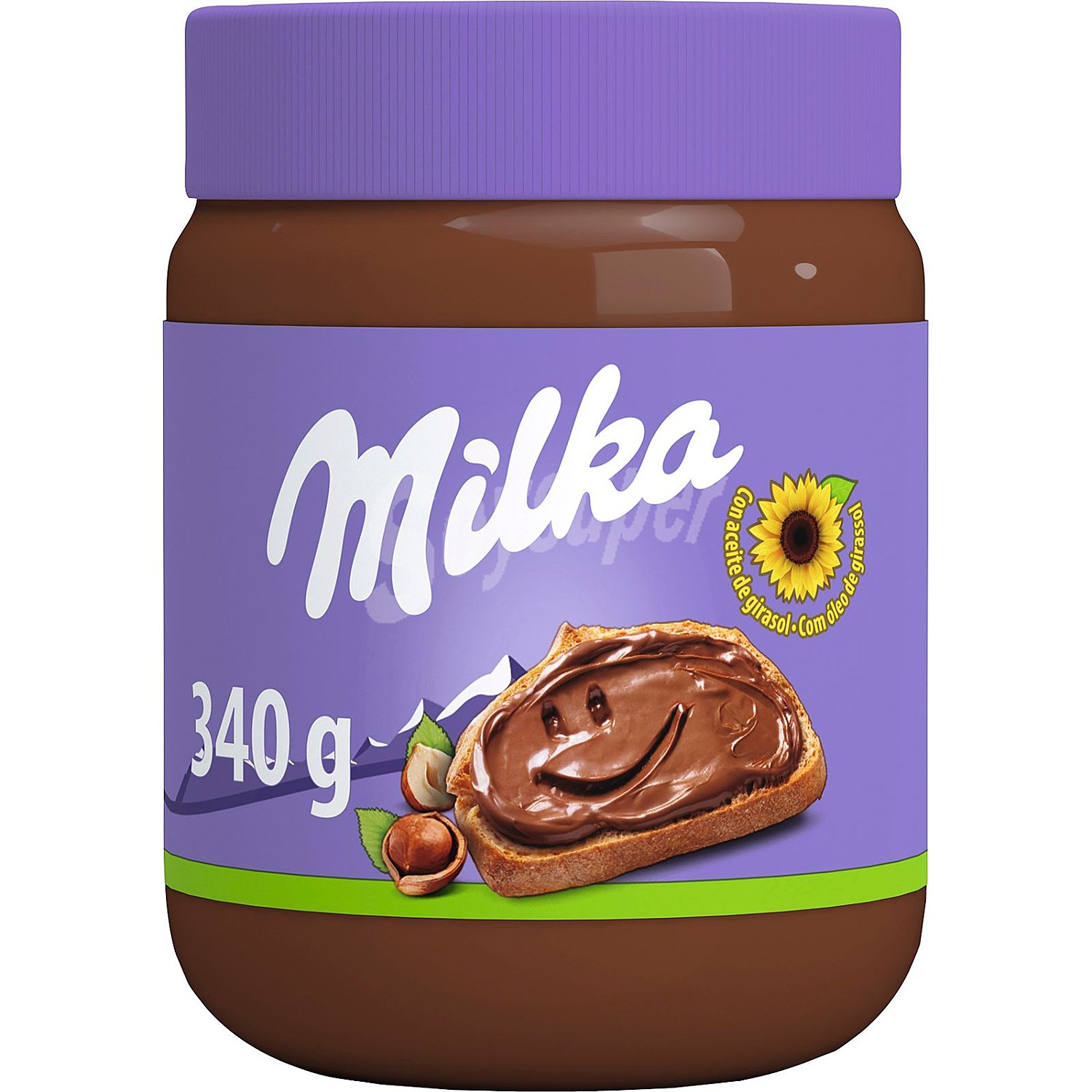 Crema de cacao y avellanas