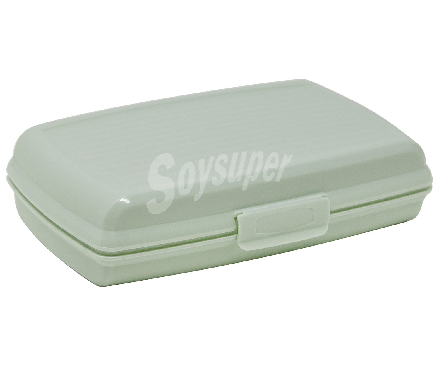 Tupper rectangular con tapa de clip para sandwich, , actuel