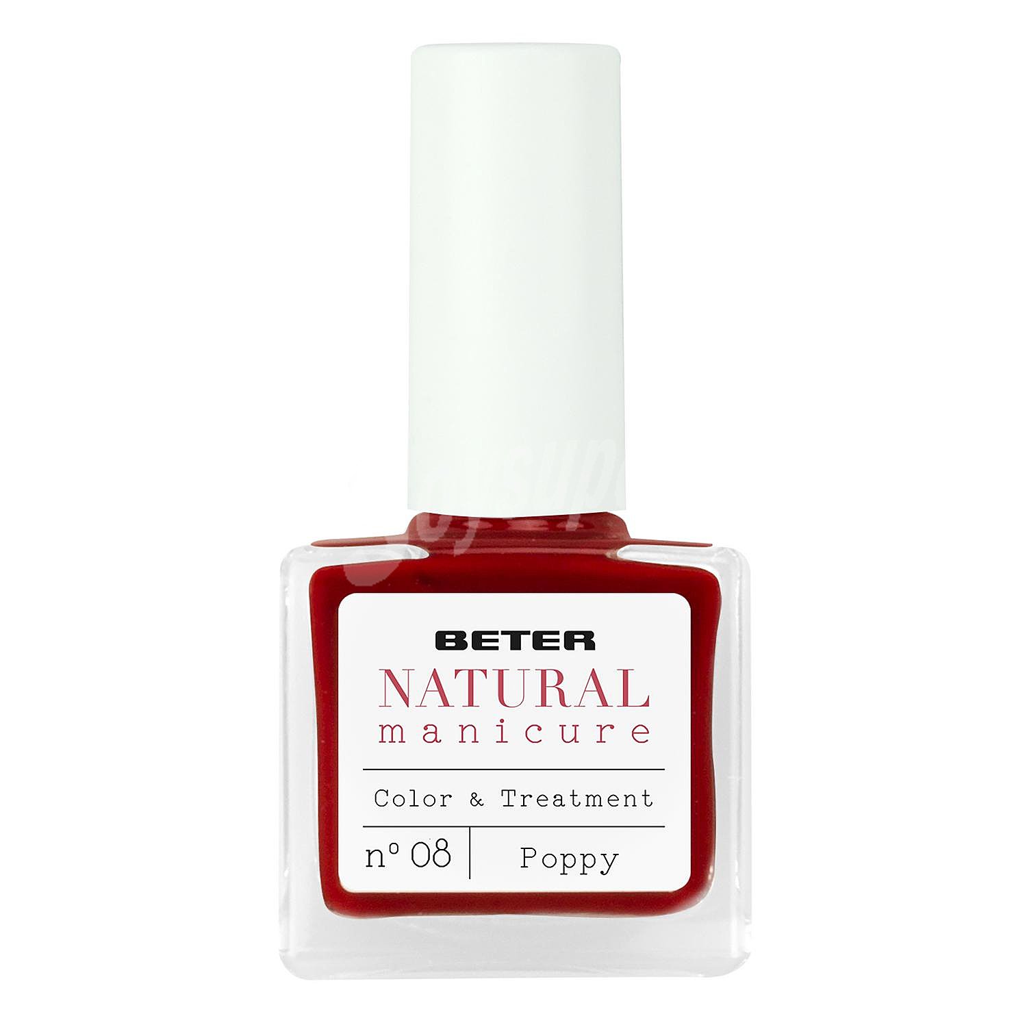 Esmalte de uñas fortalecedor Natural Manicure nº 08 poppy Beter