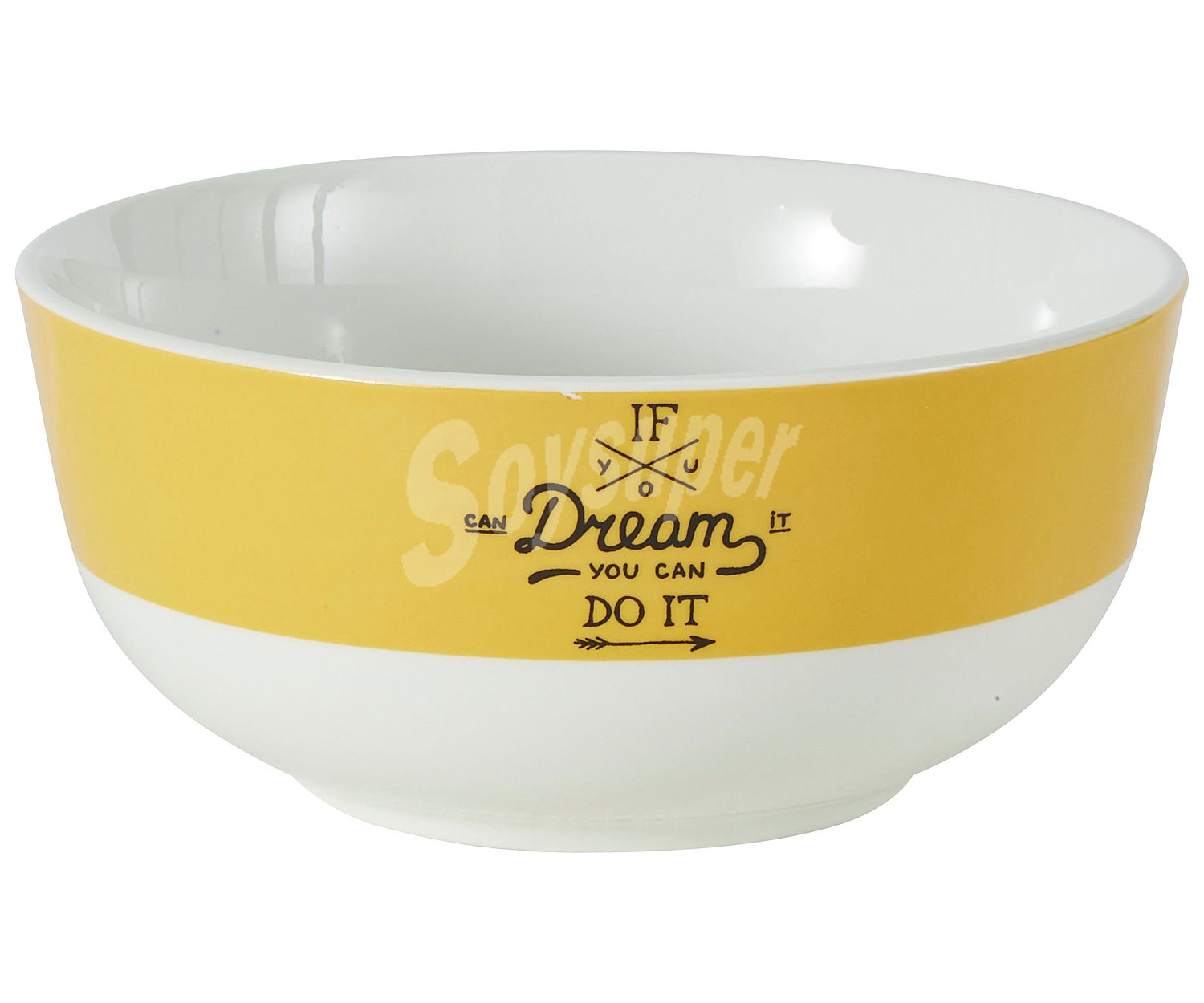 Bol multiuso de porcelana, 13,5cm, decorado Dream, actuel